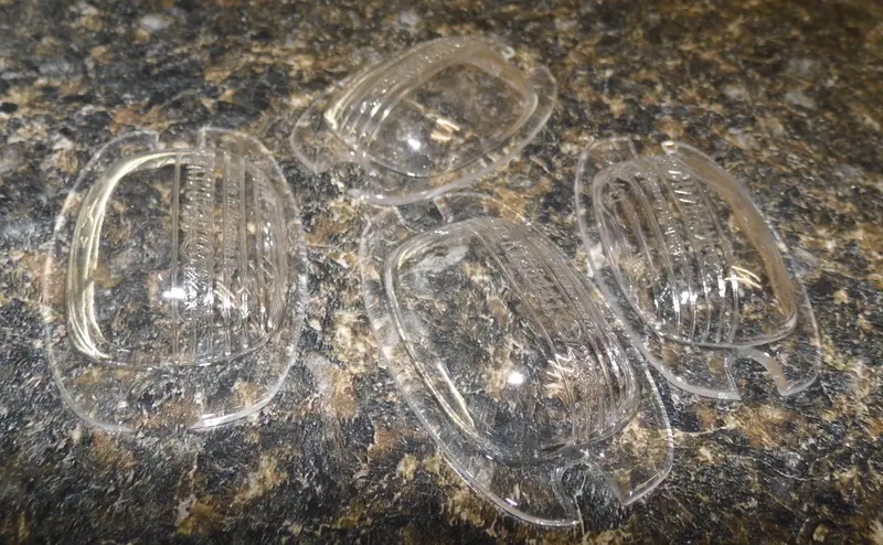 (New) 356 License Plate Light Lens-1962-65 1