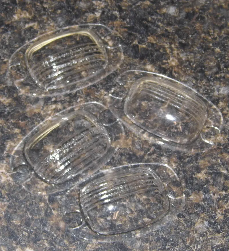 (New) 356 License Plate Light Lens-1962-65 2