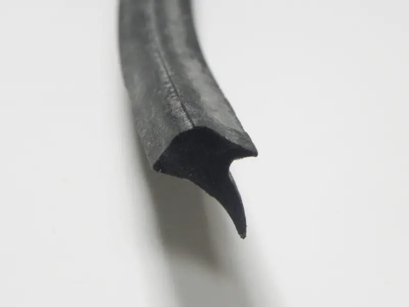 (New) 356 Lower Door Seal Glued To Door - 1962-65 2