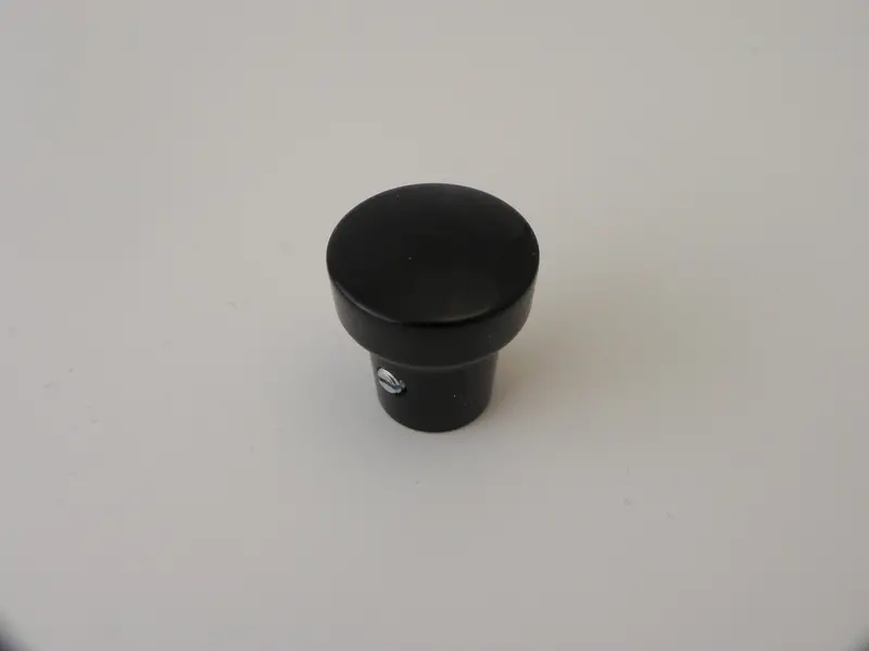 (New) 356 M3.5 Black Radio Knob - 1953-68 1