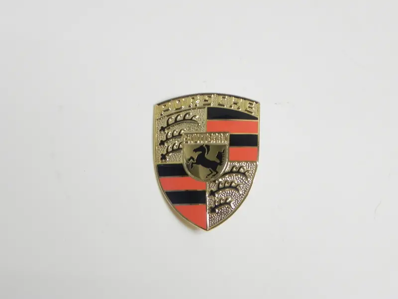 (New) 356 Orange Bar Hood Handle Crest - 1954-65 1