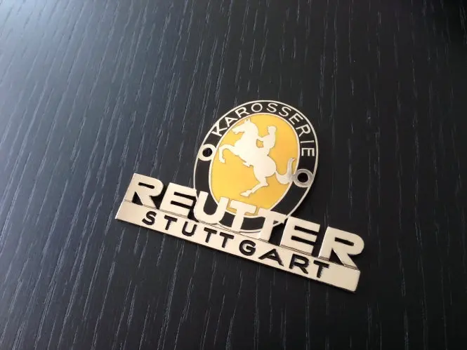 (New) 356 Original Concours Reutter Badge - 1950-53 1