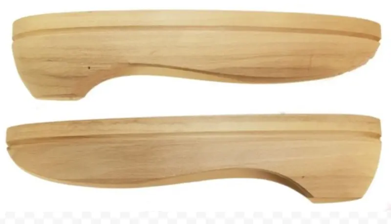 (New) 356 Pair Of Wooden Door Armrests - 1963-66 1