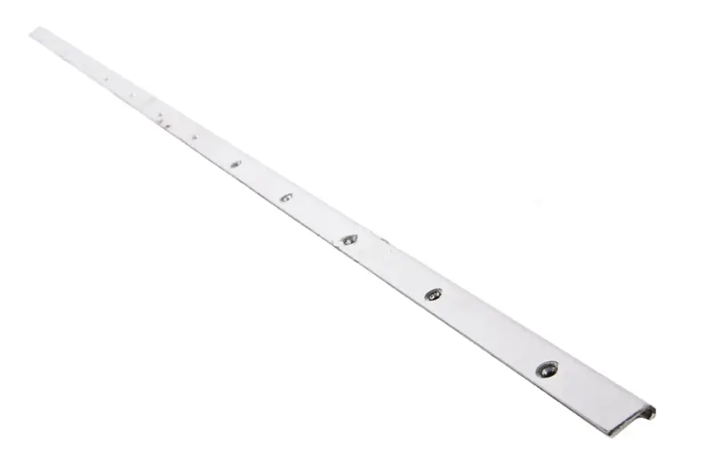 (New) 356 Passenger Side Threshold Narrow Aluminum Strip - 1950-65 1