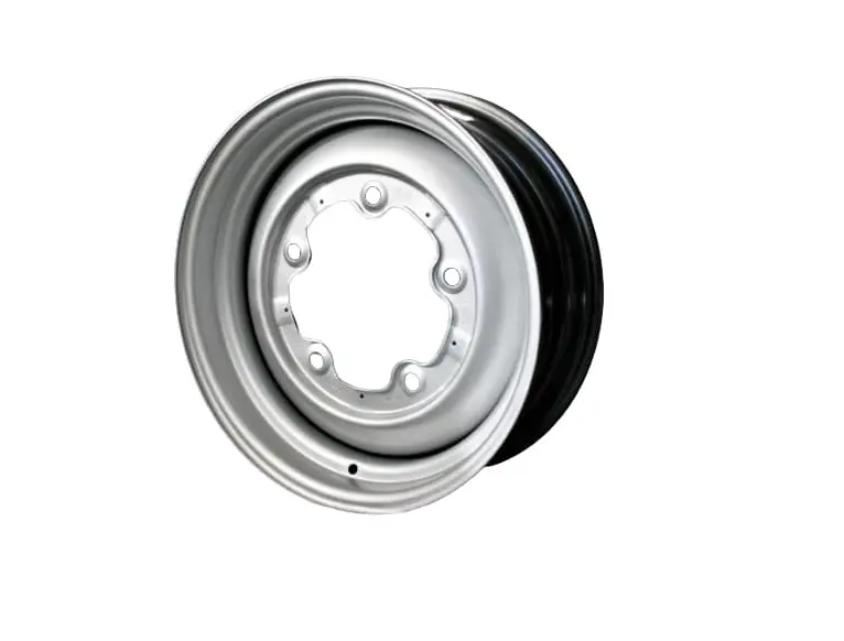 (New) 356 Pre-A/A/B 5.5Jx16 Drum Brake Steel Wheel Silver Painted - 1950-63 1