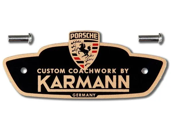 (New) 356 Pre-A/A/B/C Karmann Badge - 1950-65 1