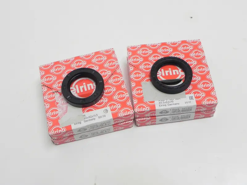 (New) 356 Pre-A/A/B Complete German Front And Rear Wheel Grease Oil Seal Kit - 1950-63 1