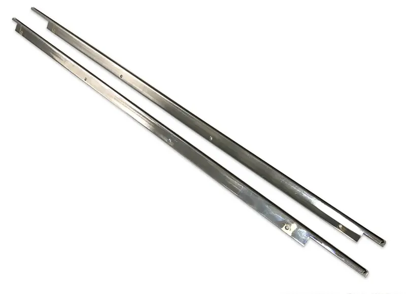 (New) 356 Pre-A, A, Coupe Chrome Door Top Trim Set - 1952-59 1