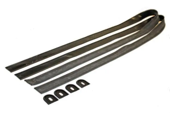 (New) 356 Pre-A/A Front And Rear Bumper Deco Base Gasket Set W/ End Pieces - 1950-59 1