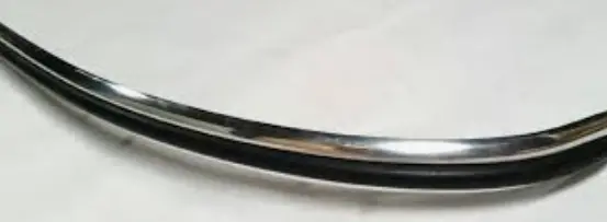 (New) 356 Pre A/A Front Bumper Deco W/ Rubber Insert - 1950-59 1