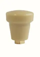(New) 356 Pre-A/A Ivory Hand Throttle Switch Knob - 1950-59 1