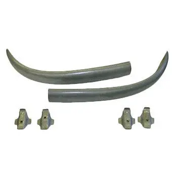(New) 356 Pre-A/A Non-Welded Rear Bumper With Brackets - 1952-59 1