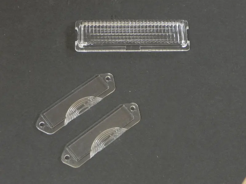 (New) 356 Pre-A/A Reverse License Plate Light Lenses - 1950-59 1