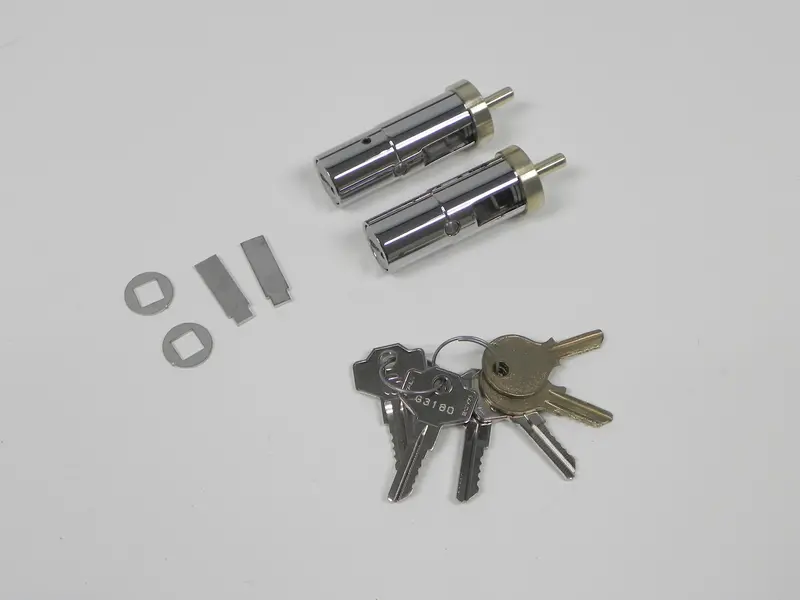 (New) 356 Pre-A/At1 Pair Of Door Lock Cylinders And Receivers - 1950-57 1