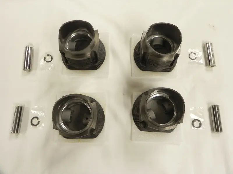 (New) 356 Pre-A Complete Set Of 4 Pistons And Cylinders 80Mm - 1950-55 1