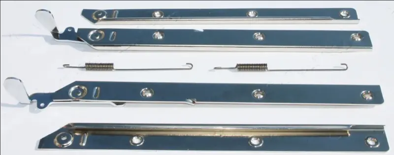 (New) 356-Pre-A To Bt5 Lower Seat Rail Track Set - 1950-61 1