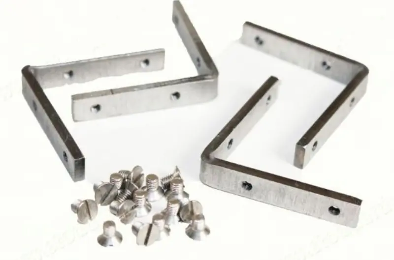 (New) 356 Quarter Window Trim Bracket Set - 1950-66 1