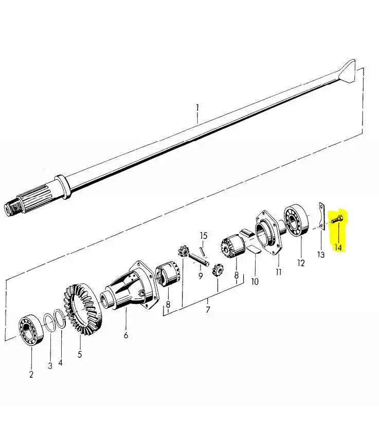 (New) 356 Ring Gear Bolt - 1950-65 2