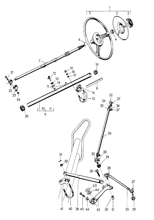 (New) 356 Straight M6 Nipple - 1950-65 2