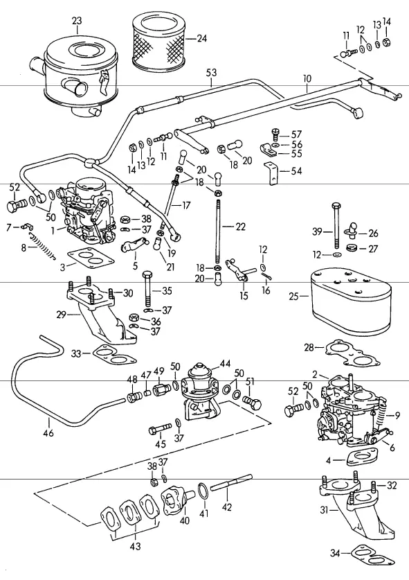 (New) 356 Throttle Lever 1950-65 1