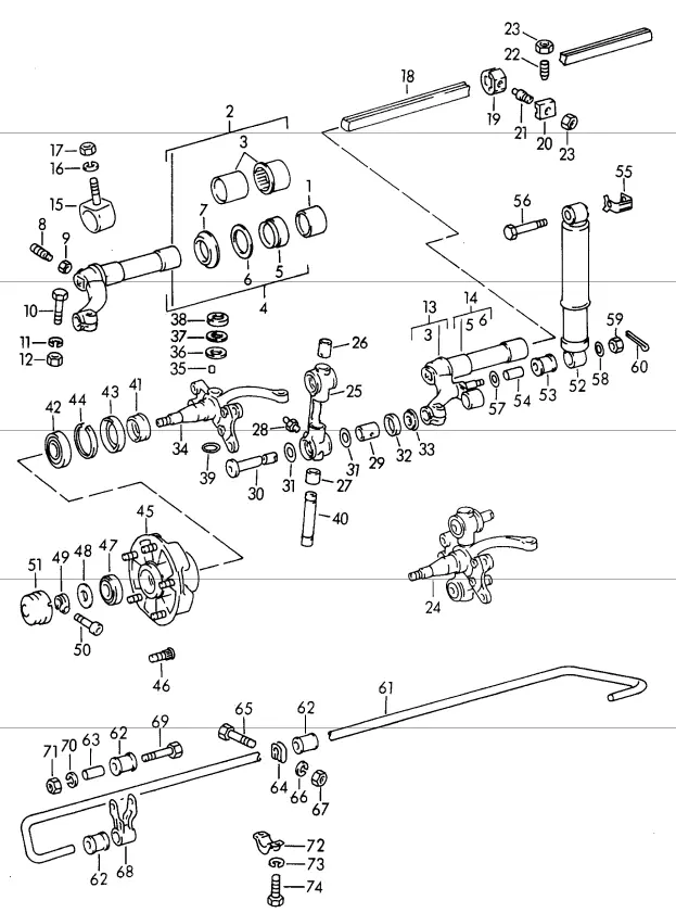 (New) 356A/B Front Inner Wheel Bearing 2