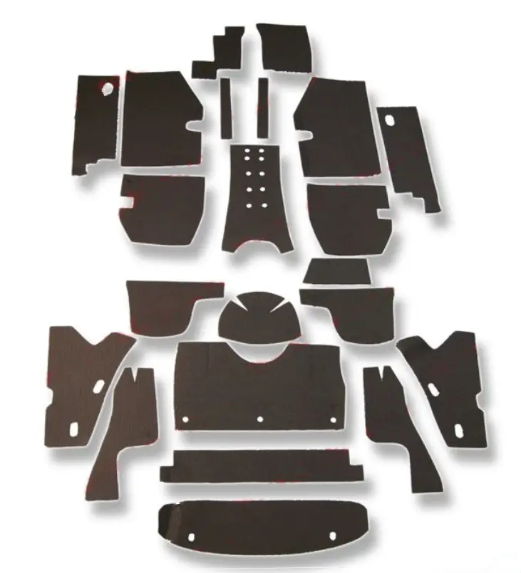 (New) 356A Cabriolet Interior Body Sound Insulation Kit - 1955-59 1