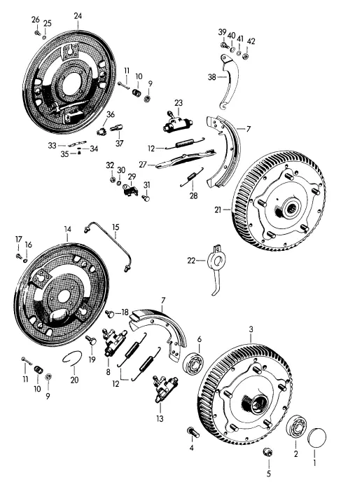 (New) 356A Front Brake Drum 1955-59 2