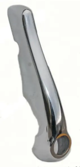 (New) 356A Rear Bumper Guard Right With Exhaust Hole And 155Mm Overrider - 1955-59 1