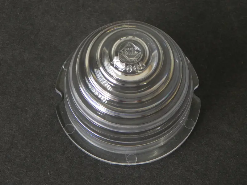 (New) 356A T2 Clear Swf Beehive Front Turn Signal Lens - 1958-59 1