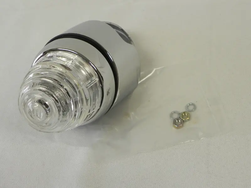 (New) 356B/C Right Front Turn Signal Assembly W/ Clear Lens - 1959-65 1