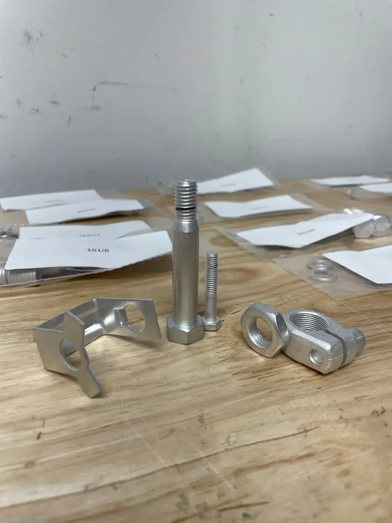 (New) 356B Concours Plated Front Suspension Hardware Kit - 1960-63 1