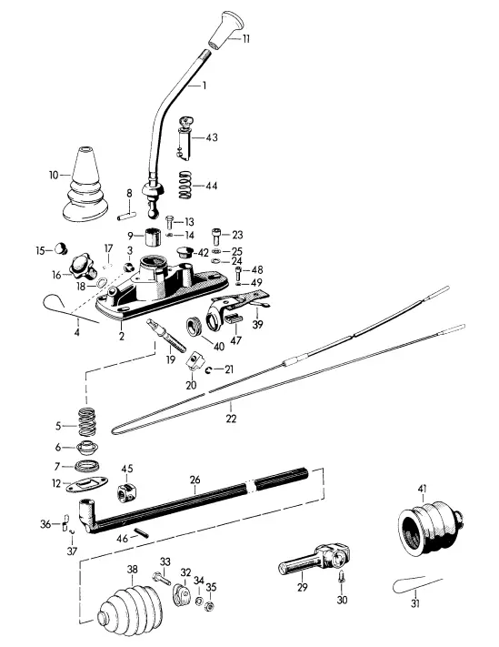 (New) 356B T-5 Early Shift Coupler 1960 2