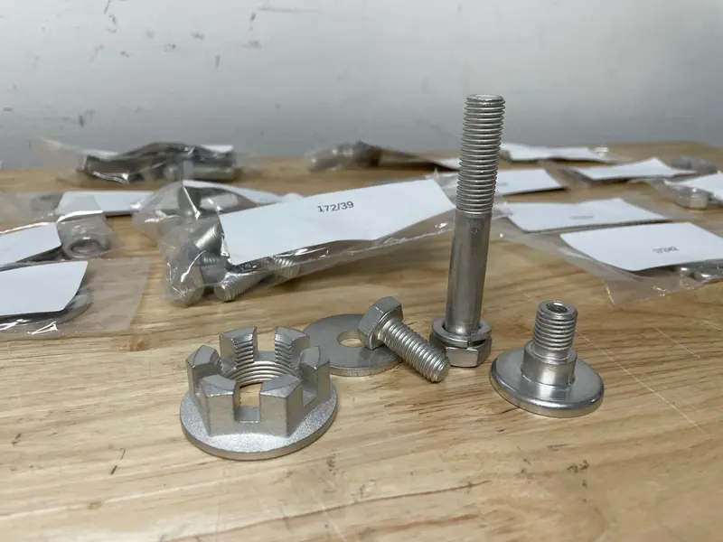 (New) 356C/Sc Concours Plated Rear Suspension Hardware Kit – 1964-65 1