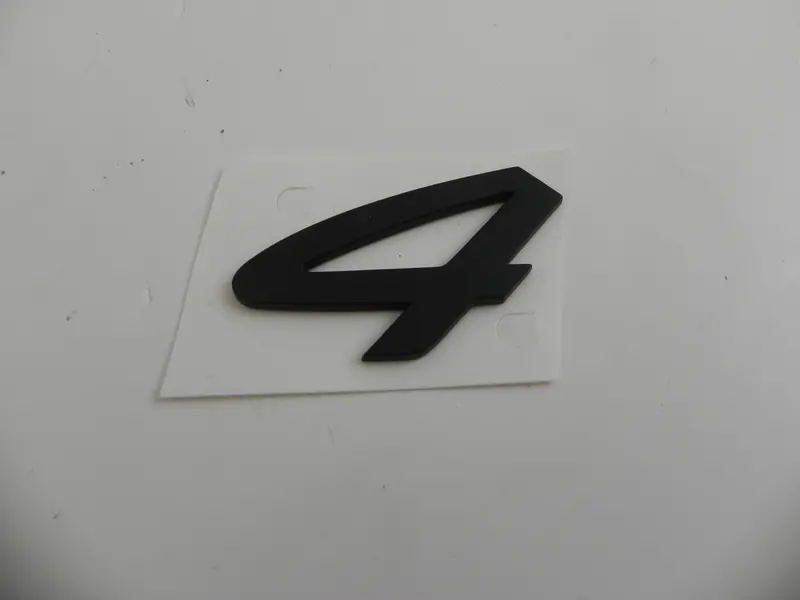 (New) 911 "4" Black Emblem - 1989-94 1
