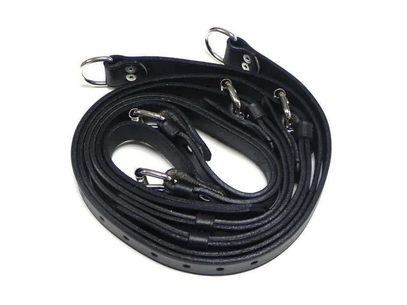 (New) 911/912/356 Interior Black Luggage Straps - 1950-74 1