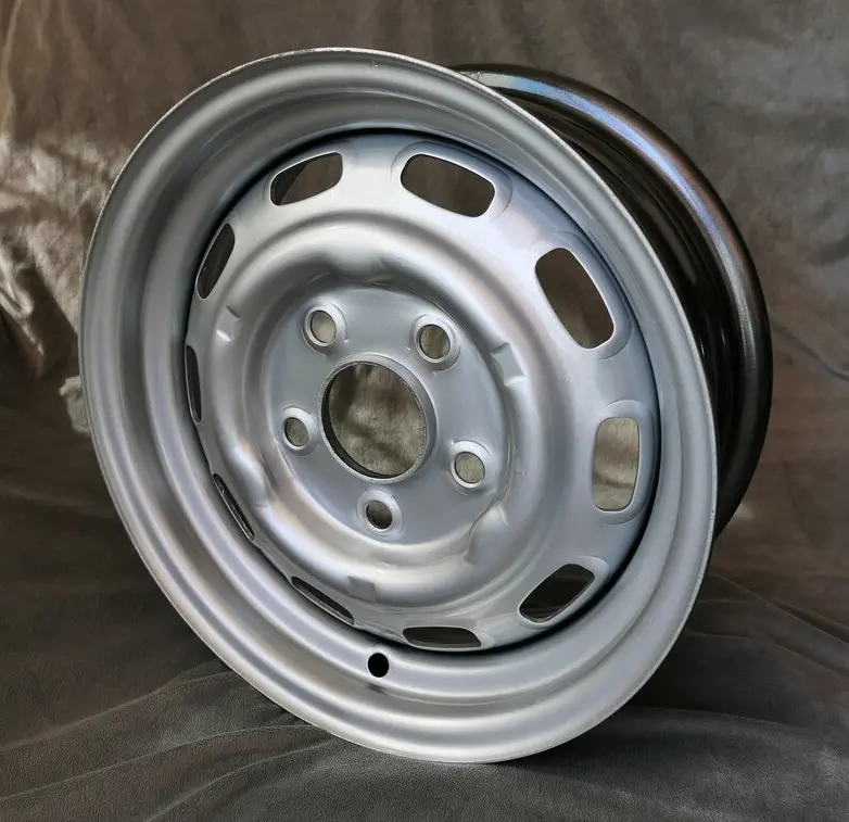 (New) 911/912 6Jx15 Steel Wheel Silver Painted - 1964-67 1