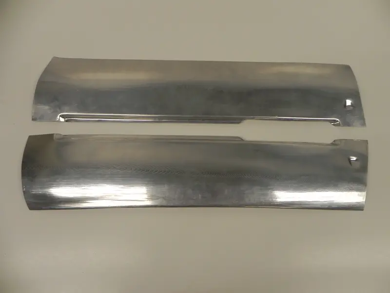 (New) 911/912/930/964 Targa Top Aluminum Trim Side Panels - 1967-94 1