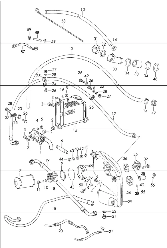 (New) 911/912/930 Oil Tank Washer - 1965-89 2