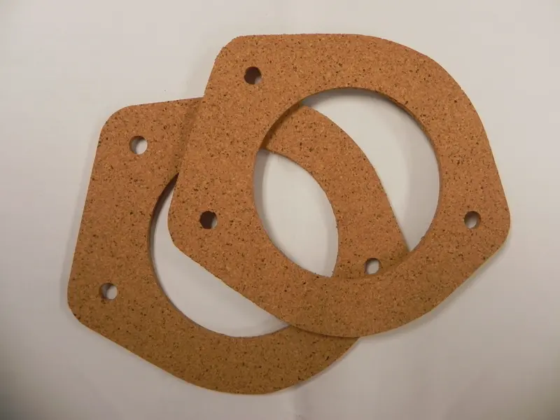 (New) 911/912/930 Pair Of Cork Heater Control Box Gaskets - 1965-89 1
