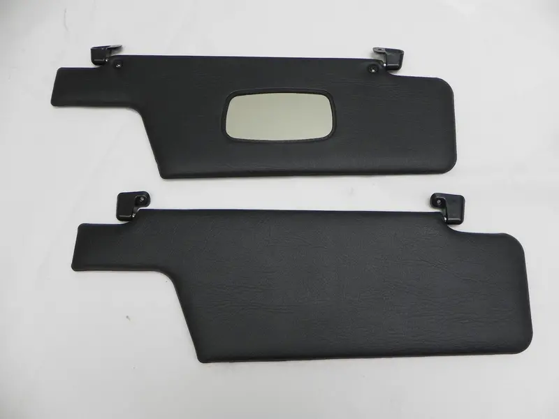 (New) 911/912/930 Pair Of Left & Right Side Black Targa Sun Visor - 1967-77 1