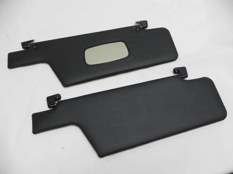 (New) 911/912/930 Pair Of Left & Right Side Black Targa Sun Visor - 1967-77 2