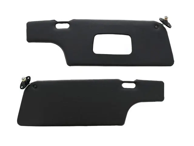 (New) 911/912/930 Pair Of Left & Right Sun Visor, Coupe, Black And Beige - 1968-77 1
