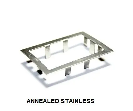 (New) 911/912/930 Set Of 3 Annealed Stainless Window Switch Bezels - 1972-94 2