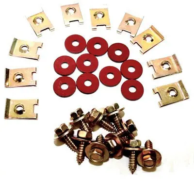(New) 911/912/930 Zinc Fender Bolt Hardware Kit 1