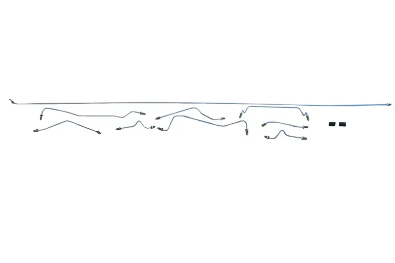 (New) 911/912 Brake Hydraulic Line Kit - 1965-67 1