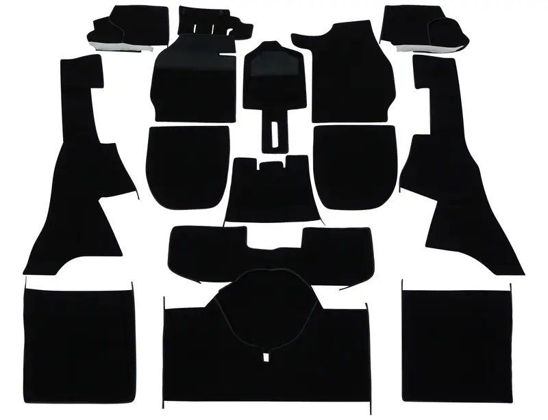 (New) 911/912 Coupe Complete Auto Carpet Kit - 1965-68 1