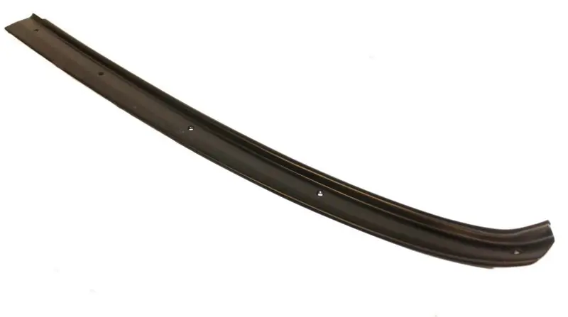 (New) 911/912 Coupe Left Movable Quarter Window Trim, Black - 1974-77 1
