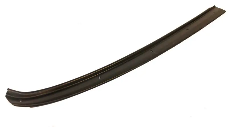 (New) 911/912 Coupe Right Movable Quarter Window Trim, Black - 1974-77 1