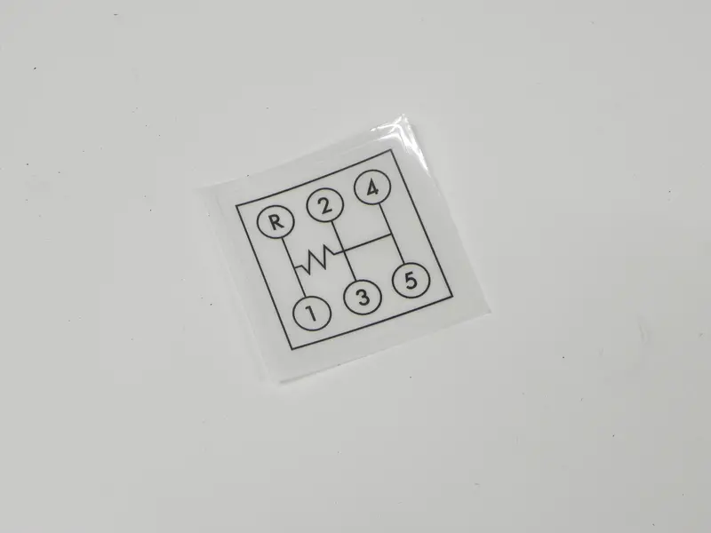 (New) 911/912 Dog-Leg Shift Pattern Decal - 1965-68 1