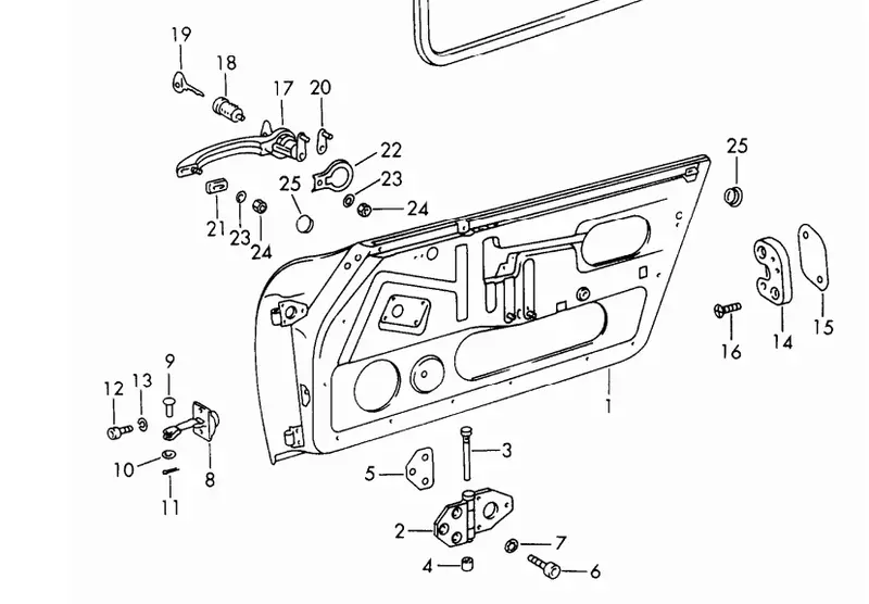 (New) 911/912 Door Check Pin Washer - 1965-69 1